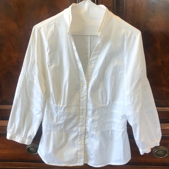 Etcetera Tops - 🐎🐎Etcetera White Blouse size 12